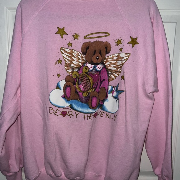 Hanes Her Way Pink Sweatshirt - Picture 1 of 3
